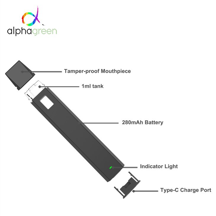 Wickless Disposable Vape For Live-resin