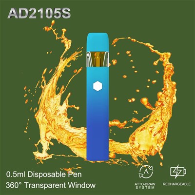 0Stylo vape jetable préchauffé de 0,5 ML